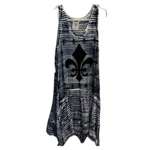 💜 Vocal striped tank dress Y2K